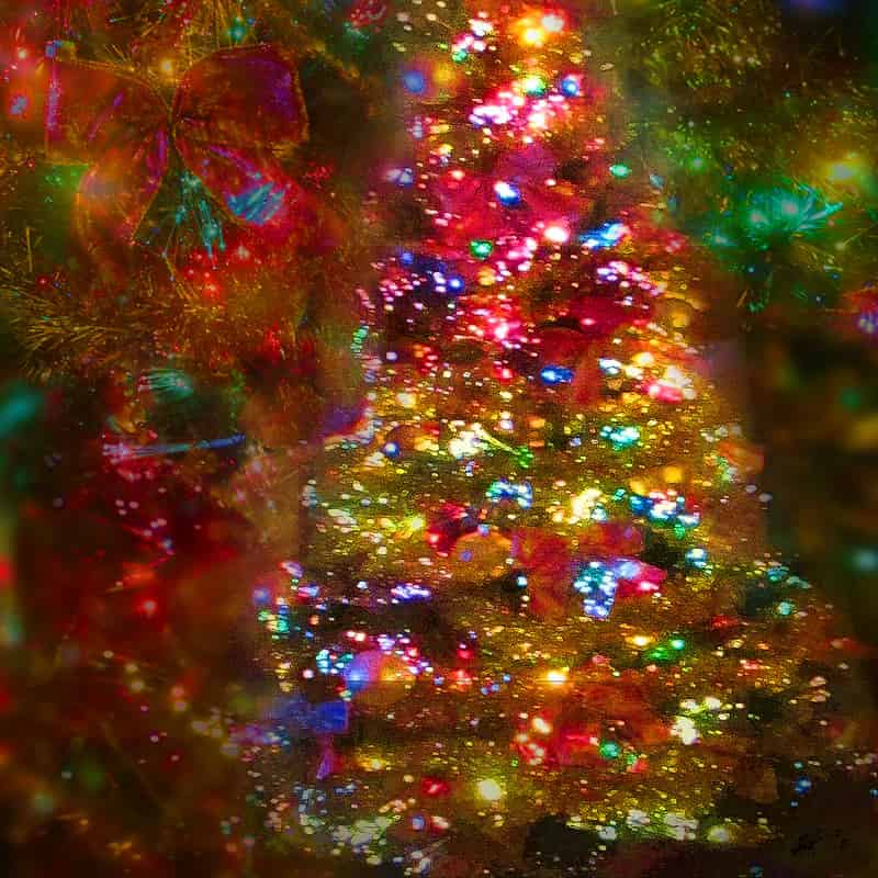 Colorful Lights Decor Christmas Tree