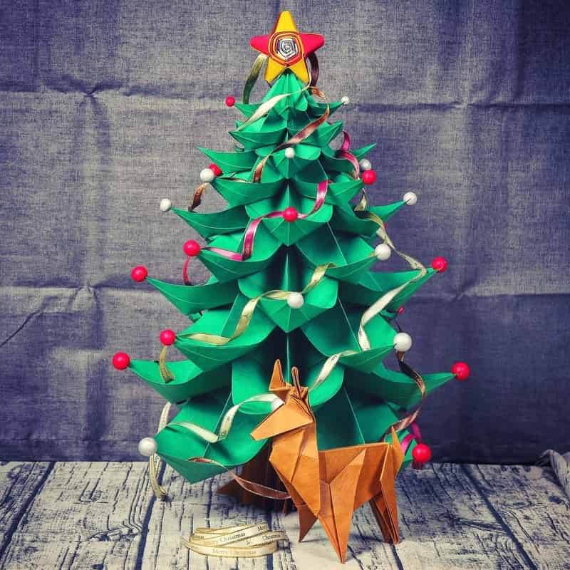 Paper Decor Christmas Christmas Tree