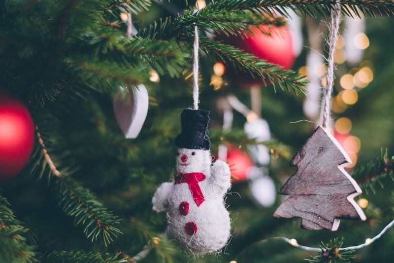 Snowman Bubbles Ornaments Christmas Tree