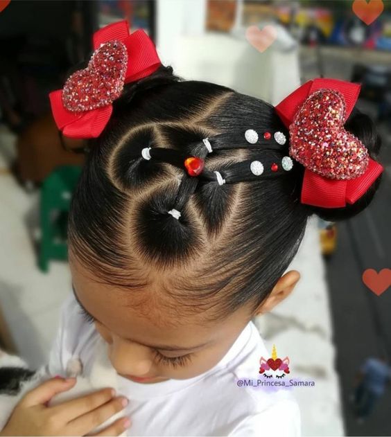 Rubber band hairstyles for babies