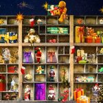 christmas shelf decorating ideas