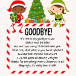 elf on the shelf goodbye letter