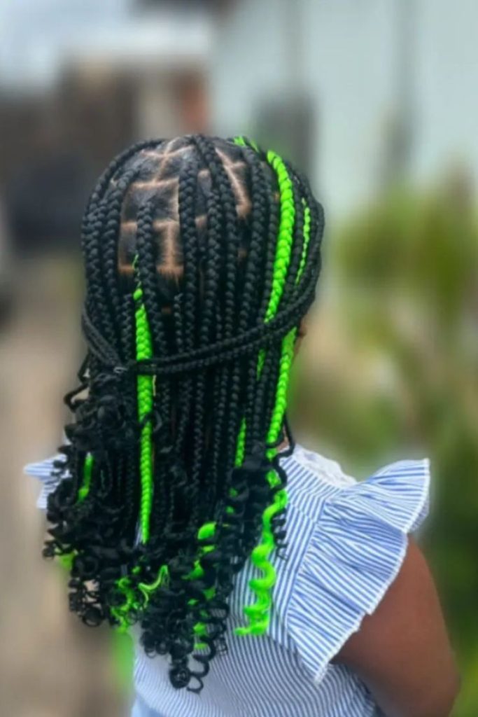 braids Knotless black kids hairstyles