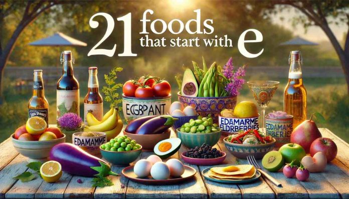 Foods That Start With E