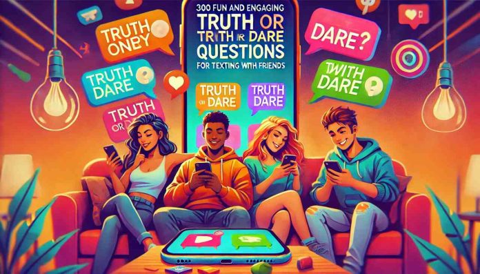 Fun and Engaging Truth or Dare Questions for Texting with Friends Truth or Dare questions for friends