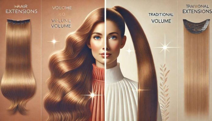 Halo Hair Extensions vs. Traditional Ponytail Extensions Halo hair extensions vs traditional ponytail extensions pros and cons