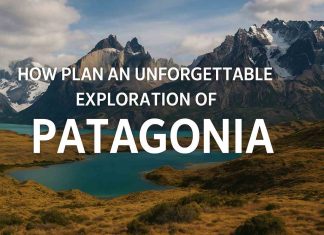 How to Plan an Unforgettable Exploration of Patagonia Panoramic view of Patagonia with lake, mountains, and sky.