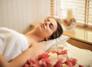 How Do Fashion Models Relax After A Hectic Show This Summer? A lady is relaxing