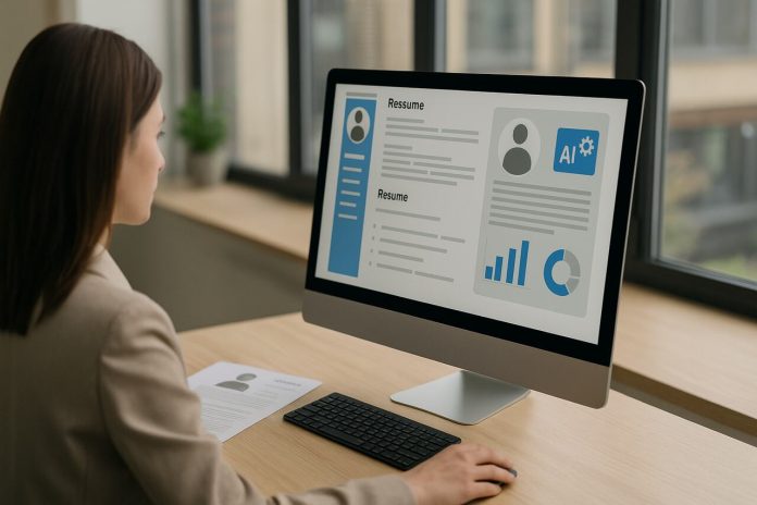 How Applicant Tracking Systems Shape Modern Hiring HR professional reviewing candidate profiles on an ATS dashboard.