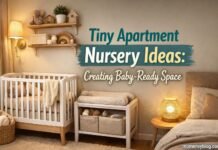 Tiny Apartment Nursery Ideas: Creating Baby-Ready Space Tiny apartment nursery with compact crib and smart storage