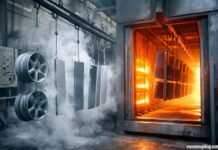 Powder coating oven curing metal parts for consistent finish results